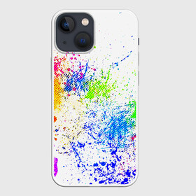 Чехол для iPhone 13 mini с принтом БРЫЗКИ КРАСОК в городе Новоалтайск,  |  | watercolor | абстракция красок | акварель | брызги красок | живопись | краска | потертость красок | текстуры