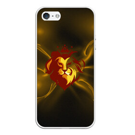 Чехол для iPhone 5/5S матовый с принтом King Lion в городе Новоалтайск, Силикон | Область печати: задняя сторона чехла, без боковых панелей | Тематика изображения на принте: king | lion | trand | король | лев | потерялся