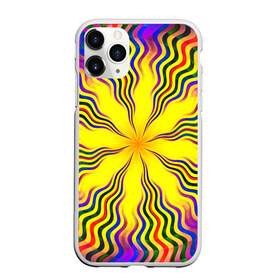 Чехол для iPhone 11 Pro Max матовый с принтом Волны Психоделика Абстракт в городе Новоалтайск, Силикон |  | Тематика изображения на принте: abstract | abstraction | fractal | geometry | pattern | psy | абстрактный | абстракция | геометрия | краски | неоновый | психоделика | текстура