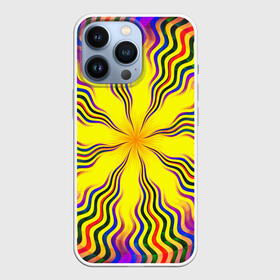 Чехол для iPhone 13 Pro с принтом Волны   Психоделика   Абстракт в городе Новоалтайск,  |  | Тематика изображения на принте: abstract | abstraction | fractal | geometry | pattern | psy | абстрактный | абстракция | геометрия | краски | неоновый | психоделика | текстура