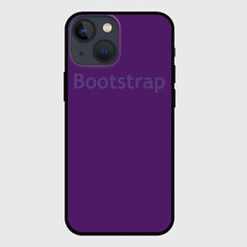 Чехол для iPhone 13 mini с принтом Bootstrap в городе Новоалтайск,  |  | cmyk | css | design | designer | html | illustratork | photoshop | rgb | дезигнер | дизайн | дизанер | ргб