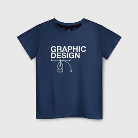 Детская футболка хлопок с принтом Graphic Design в городе Новоалтайск, 100% хлопок | круглый вырез горловины, полуприлегающий силуэт, длина до линии бедер | cmyk | design | designer | illustrator | photoshop | rgb | дезигнер | дизайн | дизанер | ргб