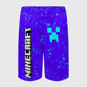 Детские спортивные шорты 3D с принтом MINECRAFT МАЙНКРАФТ в городе Новоалтайск,  100% полиэстер
 | пояс оформлен широкой мягкой резинкой, ткань тянется
 | craft | creeper | dungeons | game | games | logo | mine | minecraft | miner | rhfan | vfqy | vfqyrhfan | zombie | данжен | зомби | игра | игры | крафт | крипер | лого | логотип | майкрафт | майн | майнкрафт | символ | скфае | ьшту | ьштускфае