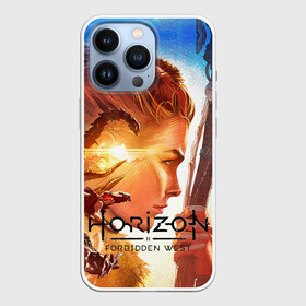 Чехол для iPhone 13 Pro с принтом Horizon Forbidden West в городе Новоалтайск,  |  | aloy | guerrilla games | horizon forbidden west | hunt | zero dawn | горизонт | запретный запад | игры | нулевой рассвет | охота | элой
