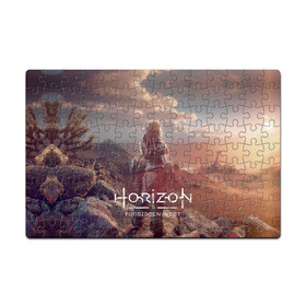 Пазл магнитный 126 элементов с принтом Horizon Forbidden West в городе Новоалтайск, полимерный материал с магнитным слоем | 126 деталей, размер изделия —  180*270 мм | aloy | guerrilla games | horizon forbidden west | hunt | zero dawn | горизонт | запретный запад | игры | нулевой рассвет | охота | элой