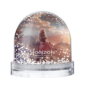 Снежный шар с принтом Horizon Forbidden West в городе Новоалтайск, Пластик | Изображение внутри шара печатается на глянцевой фотобумаге с двух сторон | aloy | guerrilla games | horizon forbidden west | hunt | zero dawn | горизонт | запретный запад | игры | нулевой рассвет | охота | элой