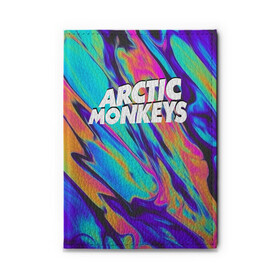 Обложка для автодокументов с принтом ARCTIC MONKEYS в городе Новоалтайск, натуральная кожа |  размер 19,9*13 см; внутри 4 больших “конверта” для документов и один маленький отдел — туда идеально встанут права | alex turner | arctic monkeys | rock | алекс тернер | арктик манкис | рок
