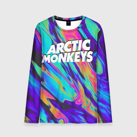 Мужской лонгслив 3D с принтом ARCTIC MONKEYS в городе Новоалтайск, 100% полиэстер | длинные рукава, круглый вырез горловины, полуприлегающий силуэт | Тематика изображения на принте: alex turner | arctic monkeys | rock | алекс тернер | арктик манкис | рок
