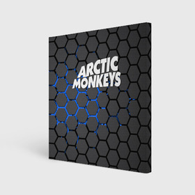 Холст квадратный с принтом ARCTIC MONKEYS в городе Новоалтайск, 100% ПВХ |  | alex turner | arctic monkeys | rock | алекс тернер | арктик манкис | рок