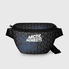 Поясная сумка 3D с принтом ARCTIC MONKEYS в городе Новоалтайск, 100% полиэстер | плотная ткань, ремень с регулируемой длиной, внутри несколько карманов для мелочей, основное отделение и карман с обратной стороны сумки застегиваются на молнию | alex turner | arctic monkeys | rock | алекс тернер | арктик манкис | рок