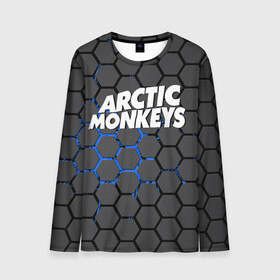 Мужской лонгслив 3D с принтом ARCTIC MONKEYS в городе Новоалтайск, 100% полиэстер | длинные рукава, круглый вырез горловины, полуприлегающий силуэт | Тематика изображения на принте: alex turner | arctic monkeys | rock | алекс тернер | арктик манкис | рок