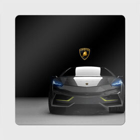 Магнит виниловый Квадрат с принтом Lamborghini URUS в городе Новоалтайск, полимерный материал с магнитным слоем | размер 9*9 см, закругленные углы | bolide | car | italy | lamborghini | motorsport | power.prestige | автомобиль | автоспорт | болид | италия | ламборгини | мощь | престиж