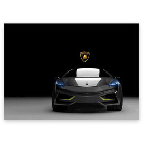 Поздравительная открытка с принтом Lamborghini URUS в городе Новоалтайск, 100% бумага | плотность бумаги 280 г/м2, матовая, на обратной стороне линовка и место для марки
 | bolide | car | italy | lamborghini | motorsport | power.prestige | автомобиль | автоспорт | болид | италия | ламборгини | мощь | престиж