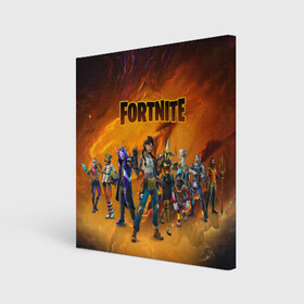Холст квадратный с принтом FORTNITE 3 СЕЗОН (ЧАСТЬ 2) в городе Новоалтайск, 100% ПВХ |  | 2 глава | 3 season | 3 сезон | fortnite | водный | новый | сезон | фортнайт