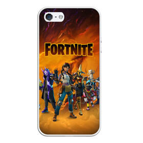 Чехол для iPhone 5/5S матовый с принтом FORTNITE 3 СЕЗОН (ЧАСТЬ 2) в городе Новоалтайск, Силикон | Область печати: задняя сторона чехла, без боковых панелей | Тематика изображения на принте: 2 глава | 3 season | 3 сезон | fortnite | водный | новый | сезон | фортнайт