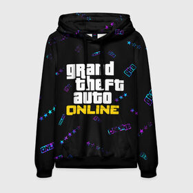 Мужская толстовка 3D с принтом GTA ONLINE ГТА ОНЛАЙН в городе Новоалтайск, 100% полиэстер | двухслойный капюшон со шнурком для регулировки, мягкие манжеты на рукавах и по низу толстовки, спереди карман-кенгуру с мягким внутренним слоем. | andreas | auto | game | games | grand | gta | gta 5 | gta online | gta5 | gtaonline | logo | online | san | theft | unf | автоугонщик | андреас | великий | гта | гта 5 | гта онлайн | гта5 | гтаонлайн | игра | игры | лого | логотипы | онлайн | пеф