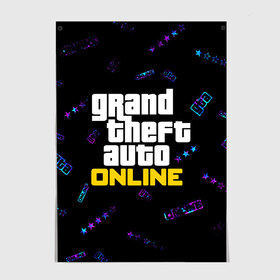 Постер с принтом GTA ONLINE / ГТА ОНЛАЙН в городе Новоалтайск, 100% бумага
 | бумага, плотность 150 мг. Матовая, но за счет высокого коэффициента гладкости имеет небольшой блеск и дает на свету блики, но в отличии от глянцевой бумаги не покрыта лаком | andreas | auto | game | games | grand | gta | gta 5 | gta online | gta5 | gtaonline | logo | online | san | theft | unf | автоугонщик | андреас | великий | гта | гта 5 | гта онлайн | гта5 | гтаонлайн | игра | игры | лого | логотипы | онлайн | пеф