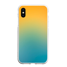 Чехол для iPhone XS Max матовый с принтом Мягкий летний градиент в городе Новоалтайск, Силикон | Область печати: задняя сторона чехла, без боковых панелей | Тематика изображения на принте: градиент | для всех | желтый | зеленый | летний | на каждый день | обычный | переход | повседневный | яркий