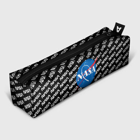 Пенал 3D с принтом NASA в городе Новоалтайск, 100% полиэстер | плотная ткань, застежка на молнии | logo | logo nasa | nasa | space | америка | арт | космос | лого | лого наса | логотип | логотип наса | наса | спэйс