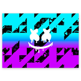 Поздравительная открытка с принтом Fortnite Marshmello. в городе Новоалтайск, 100% бумага | плотность бумаги 280 г/м2, матовая, на обратной стороне линовка и место для марки
 | archetype | fortnite | fortnite x | game | ikonik | marshmello | raven | архетип | ворон | игра | иконик | маршмелло | фортнайт