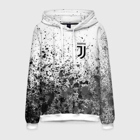 Мужская толстовка 3D с принтом JUVENTUS ЮВЕНТУС в городе Новоалтайск, 100% полиэстер | двухслойный капюшон со шнурком для регулировки, мягкие манжеты на рукавах и по низу толстовки, спереди карман-кенгуру с мягким внутренним слоем. | 