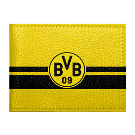 Обложка для студенческого билета с принтом BORUSSIA DORTMUND в городе Новоалтайск, натуральная кожа | Размер: 11*8 см; Печать на всей внешней стороне | Тематика изображения на принте: borussia | bundesliga | football | germani | sport | бундеслига | германия | желтый | логотип | спорт | футбол