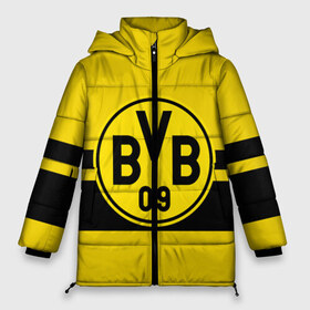 Женская зимняя куртка 3D с принтом BORUSSIA DORTMUND в городе Новоалтайск, верх — 100% полиэстер; подкладка — 100% полиэстер; утеплитель — 100% полиэстер | длина ниже бедра, силуэт Оверсайз. Есть воротник-стойка, отстегивающийся капюшон и ветрозащитная планка. 

Боковые карманы с листочкой на кнопках и внутренний карман на молнии | borussia | bundesliga | football | germani | sport | бундеслига | германия | желтый | логотип | спорт | футбол