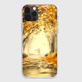 Чехол для iPhone 12 Pro с принтом Ghost of Tsushima в городе Новоалтайск, силикон | область печати: задняя сторона чехла, без боковых панелей | ghost of tsushima | аллея | арт | деревья | дзин сакай | листья | лужа | осень | самурай | тсусима | тсушима