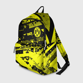 Рюкзак 3D с принтом Borussia Dortmund в городе Новоалтайск, 100% полиэстер | лямки с регулируемой длиной, сверху петелька, чтобы рюкзак можно было повесить на вешалку. Основное отделение закрывается на молнию, как и внешний карман. Внутри два дополнительных кармана, один из которых закрывается на молнию. По бокам два дополнительных кармашка | Тематика изображения на принте: borussia | bvb | dortmund | fifa | football | soccer | uefa | боруссия | германия | клуб | лига | матч | мяч | спорт | уефа | фифа | футбол | шмельцер