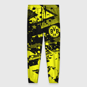 Женские брюки 3D с принтом Borussia Dortmund в городе Новоалтайск, полиэстер 100% | прямой крой, два кармана без застежек по бокам, с мягкой трикотажной резинкой на поясе и по низу штанин. В поясе для дополнительного комфорта — широкие завязки | borussia | bvb | dortmund | fifa | football | soccer | uefa | боруссия | германия | клуб | лига | матч | мяч | спорт | уефа | фифа | футбол | шмельцер