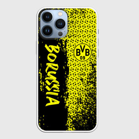 Чехол для iPhone 13 Pro Max с принтом Borussia Dortmund в городе Новоалтайск,  |  | Тематика изображения на принте: borussia | bvb | dortmund | fifa | football | soccer | uefa | боруссия | германия | клуб | лига | матч | мяч | спорт | уефа | фифа | футбол | шмельцер