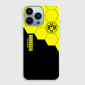 Чехол для iPhone 13 Pro с принтом Borussia Dortmund в городе Новоалтайск,  |  | Тематика изображения на принте: borussia | bvb | dortmund | fifa | football | soccer | uefa | боруссия | германия | клуб | лига | матч | мяч | спорт | уефа | фифа | футбол | шмельцер