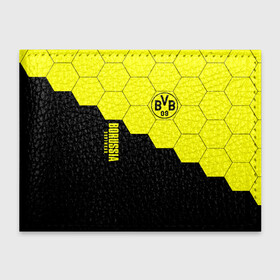 Обложка для студенческого билета с принтом Borussia Dortmund в городе Новоалтайск, натуральная кожа | Размер: 11*8 см; Печать на всей внешней стороне | Тематика изображения на принте: borussia | bvb | dortmund | fifa | football | soccer | uefa | боруссия | германия | клуб | лига | матч | мяч | спорт | уефа | фифа | футбол | шмельцер