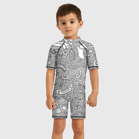 Детский купальный костюм 3D с принтом handmade в городе Новоалтайск, Полиэстер 85%, Спандекс 15% | застежка на молнии на спине | handmade | иголка | инструменты для шитья | хэндмэйд | швея | шить