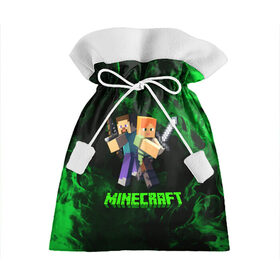 Подарочный 3D мешок с принтом Minecraft / Майнкрфт в городе Новоалтайск, 100% полиэстер | Размер: 29*39 см | Тематика изображения на принте: craft | creeper | dungeon | dungeons | earth | game | logo | mine | minecraft | mobile | online | дунгеонс | земля | зомби | игра | крипер | лого | майкрафт | майнкрафт | мобайл | онлайн | подземелье | подземелья