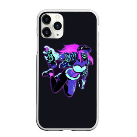 Чехол для iPhone 11 Pro матовый с принтом Neon Girl в городе Новоалтайск, Силикон |  | blue | cyberpunk2077 | girl | girls | neon | неон | неоновая девушка