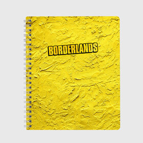 Тетрадь с принтом Borderlands в городе Новоалтайск, 100% бумага | 48 листов, плотность листов — 60 г/м2, плотность картонной обложки — 250 г/м2. Листы скреплены сбоку удобной пружинной спиралью. Уголки страниц и обложки скругленные. Цвет линий — светло-серый
 | 2k | bl | bl3 | borderlands | legendary | lilith | loot | looter shooter | pc | review | zombie island | брик | лилит | мордекай | пограничье | роланд