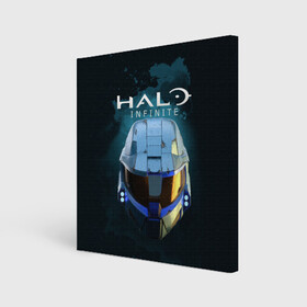 Холст квадратный с принтом Halo Infinite в городе Новоалтайск, 100% ПВХ |  | fp | halo | halo infinite | master chief | microsoft | skull | игра | мастер чиф | сияние | спартанец 117 | череп | шутер