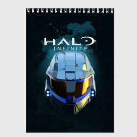 Скетчбук с принтом Halo Infinite в городе Новоалтайск, 100% бумага
 | 48 листов, плотность листов — 100 г/м2, плотность картонной обложки — 250 г/м2. Листы скреплены сверху удобной пружинной спиралью | fp | halo | halo infinite | master chief | microsoft | skull | игра | мастер чиф | сияние | спартанец 117 | череп | шутер