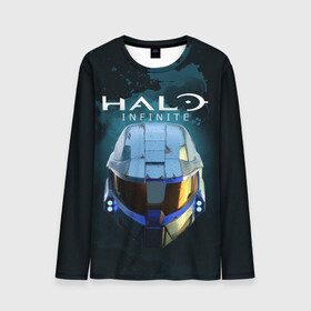 Мужской лонгслив 3D с принтом Halo Infinite в городе Новоалтайск, 100% полиэстер | длинные рукава, круглый вырез горловины, полуприлегающий силуэт | fp | halo | halo infinite | master chief | microsoft | skull | игра | мастер чиф | сияние | спартанец 117 | череп | шутер