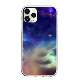 Чехол для iPhone 11 Pro Max матовый с принтом Космическое сияние в городе Новоалтайск, Силикон |  | Тематика изображения на принте: арт | желтый | звёзды | зелёный | космос | красный | облако | оранжевый | синий | сияние | фиолетовый | яркие цвета