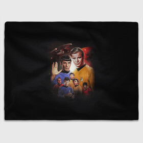 Плед 3D с принтом Star Trek в городе Новоалтайск, 100% полиэстер | закругленные углы, все края обработаны. Ткань не мнется и не растягивается | captain | chekov | chris | discovery | enterprise | khan | kirk | ncc | pine | spock | star | trek | джеймс | дискавери | звездный путь | капитан | кирк | спок | стартрек