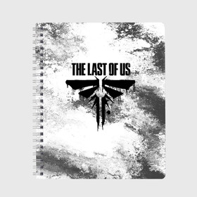 Тетрадь с принтом THE LAST OF US в городе Новоалтайск, 100% бумага | 48 листов, плотность листов — 60 г/м2, плотность картонной обложки — 250 г/м2. Листы скреплены сбоку удобной пружинной спиралью. Уголки страниц и обложки скругленные. Цвет линий — светло-серый
 | game | horror | survival horror | the last | the last of us | the last of us remastered | игра | компьютерная игра | ласт | ласт оф | ласт оф ас | экшн