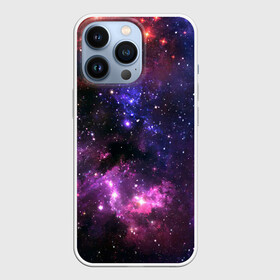 Чехол для iPhone 13 Pro с принтом Космическое небо в городе Новоалтайск,  |  | Тематика изображения на принте: арт | звёзды | космос | красный | облако | розовый | синий | сияние | темный | туманность | фиолетовый | яркие цвета