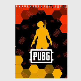 Скетчбук с принтом PUBG ПАБГ в городе Новоалтайск, 100% бумага
 | 48 листов, плотность листов — 100 г/м2, плотность картонной обложки — 250 г/м2. Листы скреплены сверху удобной пружинной спиралью | announ | battle | battleground | battlegrounds | game | games | lite | logo | mobile | player | playerunknown | pubg | royale | анноун | батл | батлграунд | згип | игра | игры | лайт | лого | логотип | логотипы | мобайл | онлайн | пабг | плеер |