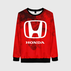 Женский свитшот 3D с принтом HONDA / ХОНДА в городе Новоалтайск, 100% полиэстер с мягким внутренним слоем | круглый вырез горловины, мягкая резинка на манжетах и поясе, свободная посадка по фигуре | accord | auto | civic | crv | honda | jylf | logo | moto | motors | racing | sport | авто | автомобиль | аккорд | гонки | гоночный | лого | логотип | логотипы | марка | мото | моторс | мотоцикл | рщтвф | серия | символ | символы | спорт