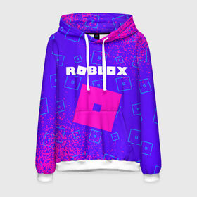 Мужская толстовка 3D с принтом ROBLOX РОБЛОКС в городе Новоалтайск, 100% полиэстер | двухслойный капюшон со шнурком для регулировки, мягкие манжеты на рукавах и по низу толстовки, спереди карман-кенгуру с мягким внутренним слоем. | blocks | blox | game | games | logo | minecraft | mobile | online | roblocks | roblox | robux | studio | блоки | игра | игры | квадрат | квадратик | кщидщч | лого | логотип | майнкрафт | онлайн | роблокс | робукс | символ | символы | студия