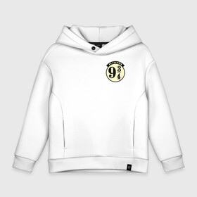 Детское худи Oversize хлопок Platform 9 3/4: в городе Новоалтайск, френч-терри — 70% хлопок, 30% полиэстер. Мягкий теплый начес внутри —100% хлопок | боковые карманы, эластичные манжеты и нижняя кромка, капюшон на магнитной кнопке | harry potter | kings cross station | vdosadir | вокзал кингс кросс | гарри поттер | джоан роулинг | платформа