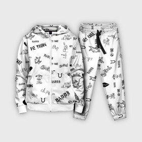 Детский костюм 3D с принтом Lil Peep в городе Новоалтайск,  |  | benz truck | emo rap | gbc | gustav elijah ahr | hip hop | lil | lil peep | lil tracy | lilpeep | peep | rap | rip | густав элайджа | лил пип