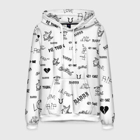 Мужская толстовка 3D с принтом Lil Peep в городе Новоалтайск, 100% полиэстер | двухслойный капюшон со шнурком для регулировки, мягкие манжеты на рукавах и по низу толстовки, спереди карман-кенгуру с мягким внутренним слоем. | benz truck | emo rap | gbc | gustav elijah ahr | hip hop | lil | lil peep | lil tracy | lilpeep | peep | rap | rip | густав элайджа | лил пип
